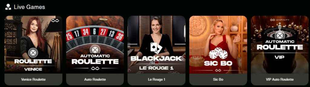 live games cashwin casino
